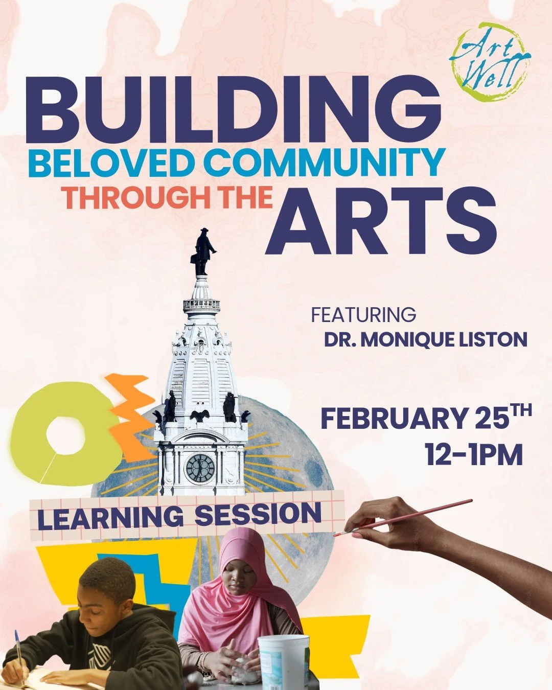 Join us on February 25th at 12 PM ET for a &ldquo;lunch-and-learn&rdquo; style webinar on the connection between artmaking and community building in classrooms and beyond!

This session will begin with the unveiling of our new mission statement, then