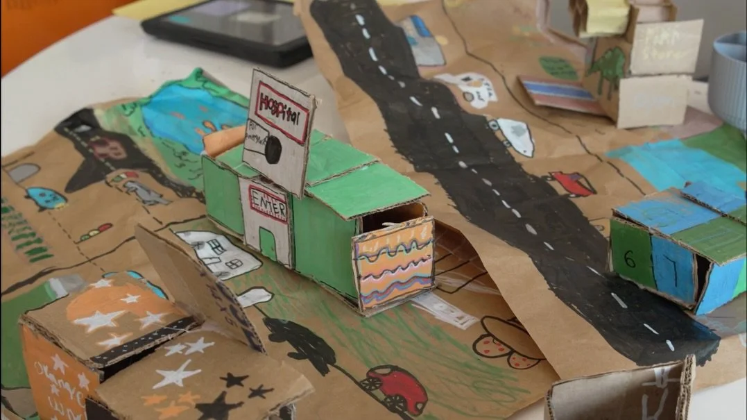 4th and 5th-grade students in our We the Poets program at Emlen Elementary School have been working on an incredible Afrofuturism project led by ArtWell Teaching Artist and Poet Lindo Jones (@LindoYes)! Students dove into the visionary worlds of writ