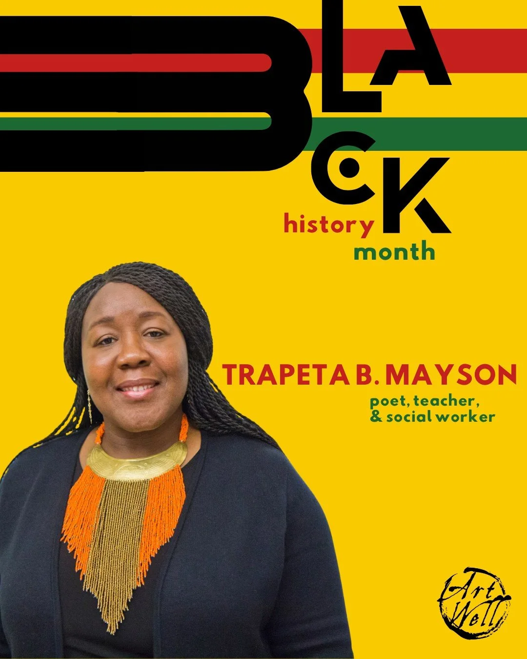 As Black History Month draws to a end, we honor the brilliance, creativity, and community leadership of Trapeza B. Mayson (@trapetam). Born in Liberia and raised in Philadelphia, Mayson is the founder of Healing Verse Philly and the Healing Verse Poe