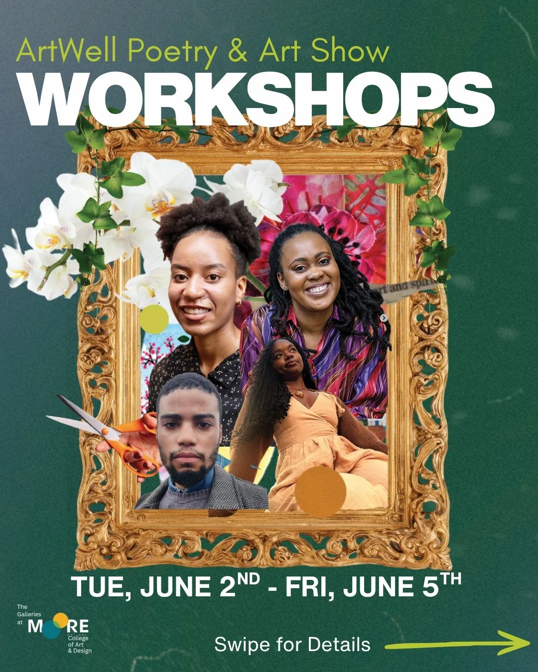Calling all creatives, dreamers, and storytellers! Join us during the 2026 Poetry &amp; Art Show exhibit week for an inspiring series of FREE workshops designed to spark your imagination and celebrate your creativity. Sign up for one workshop or expe