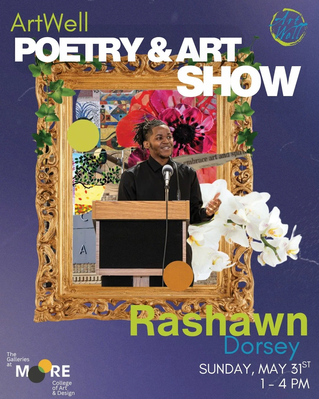 It&rsquo;s almost time! Join us in celebrating the power of youth creativity at our annual ArtWell Poetry &amp; Art Show. We&rsquo;re honored to welcome Philadelphia Youth Poet Laureate Rashawn Dorsey as one of this year&rsquo;s featured performers. 