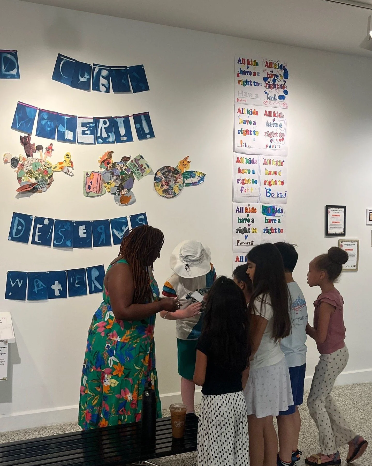 There's still time to visit the ArtWell Poetry and Art Show exhibit! 

Swipe to see highlights from Greene Town Montessori School (@greenetown)'s recent field trip to the Galleries at Moore @thegalleriesatmoore! As students explored, they engaged wit