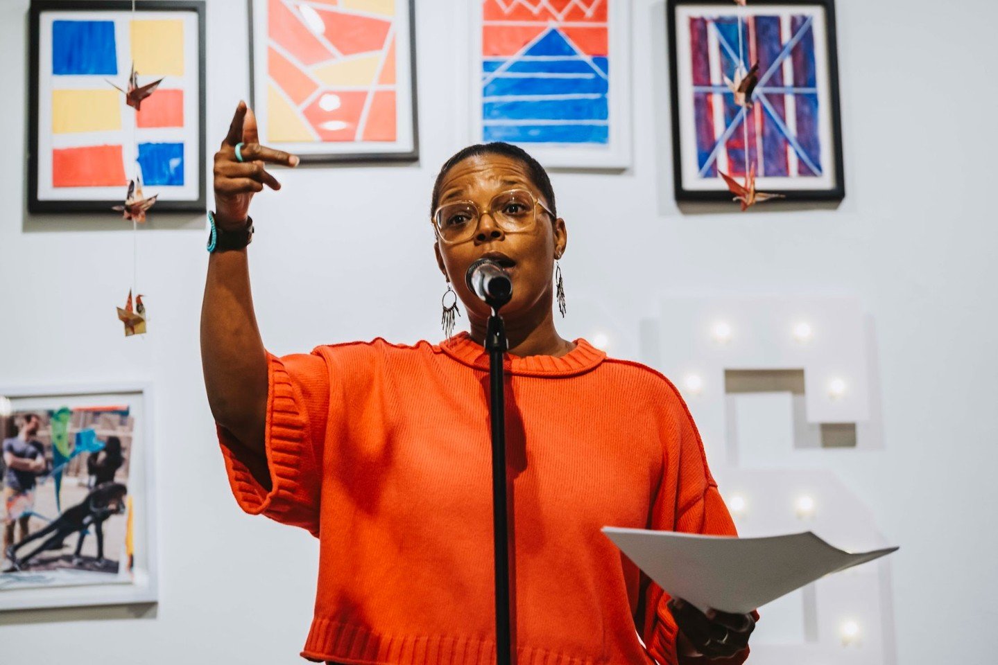 What a day. What a room. What a reminder of what&rsquo;s possible when young people are given the space to create. Our annual Poetry &amp; Art Show filled the Galleries at Moore (@thegalleriesatmoore) with color, courage, imagination, and stories tha
