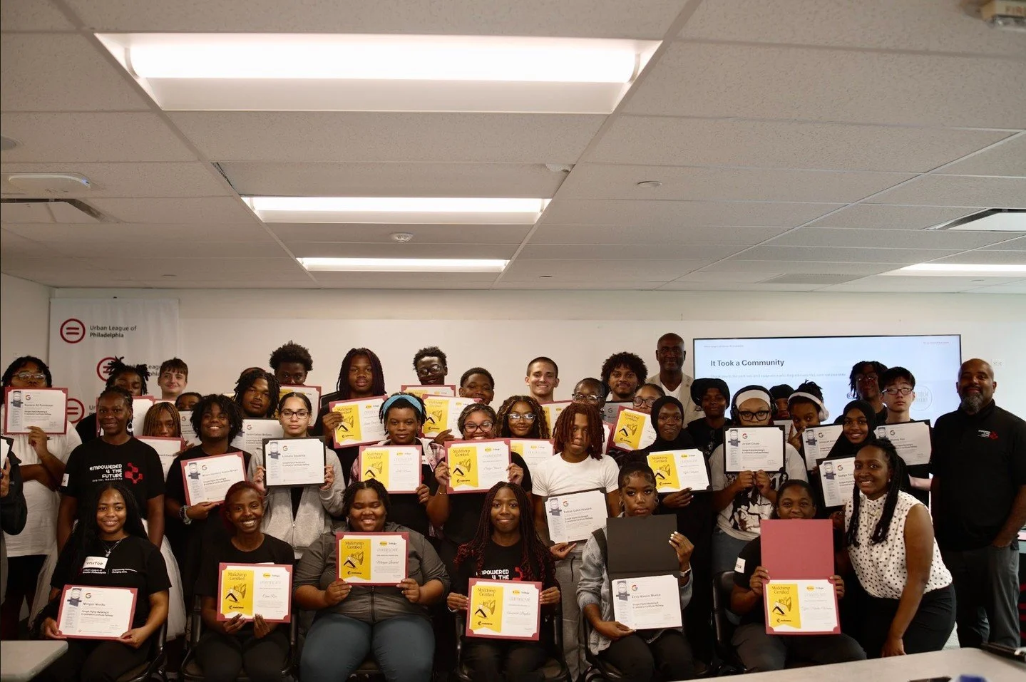 We&rsquo;re celebrating our MasterPeace graduates! What a powerful summer of creativity we had! Our MasterPeace program, relaunched as a pilot with the Urban League of Philadelphia (@urbanleaguephl), brought young people together to turn ideas into a
