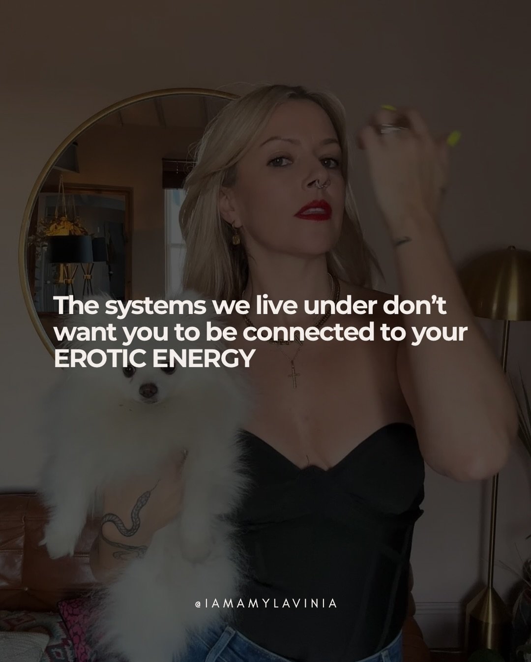 Er0tic Embodiment is your bodies innate ability to experience pleasure and org* smic states.

Yet, for so many women, this has been shut down by stress, shame and societal conditioning.

The power move is in doing the work to peel back to layers so t