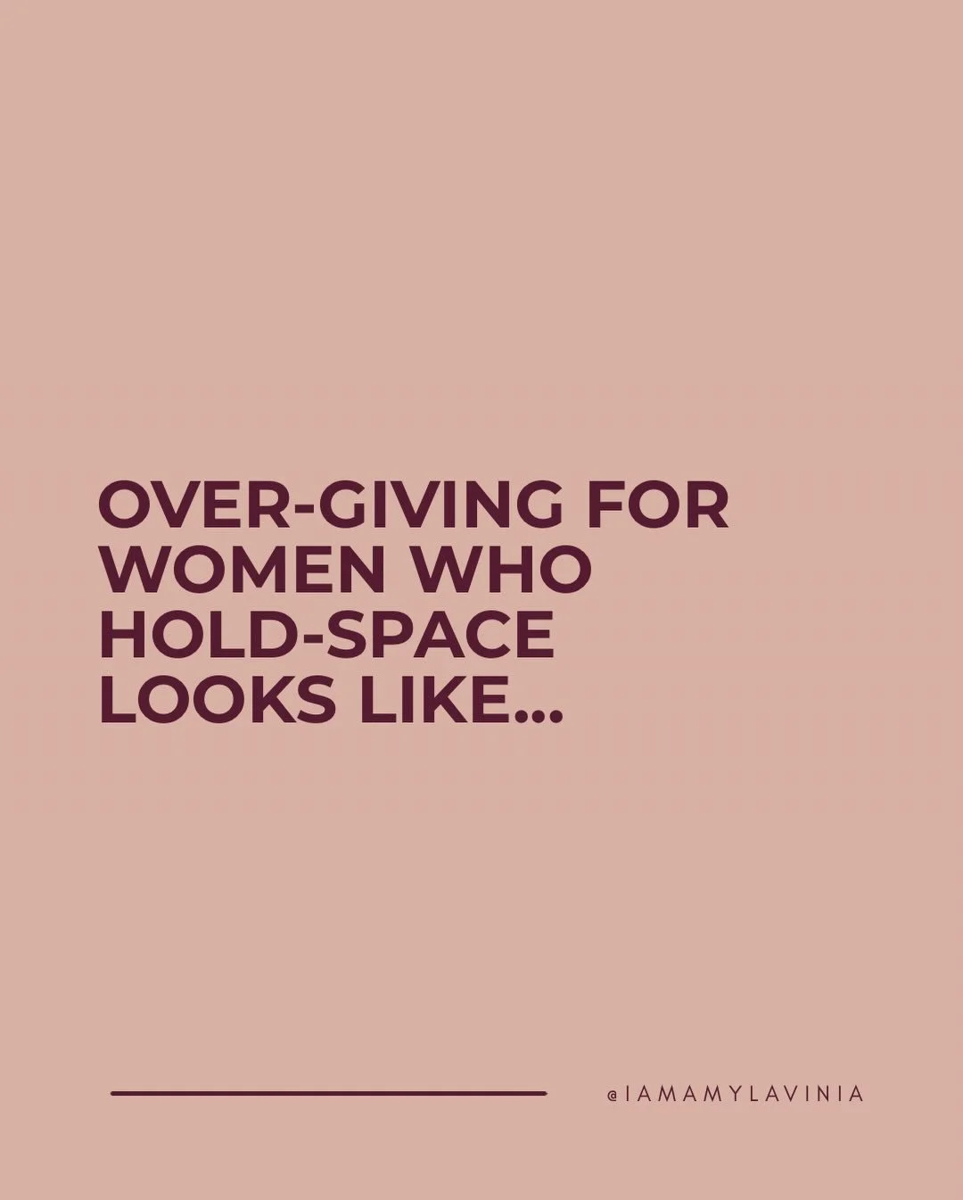 Do you recognise yourself in any of these?

When your job is to hold-space for healing and transformation, it is your gift &amp; nature to care for others and so it can be easy to override yourself &amp; your own needs when building and growing a bus