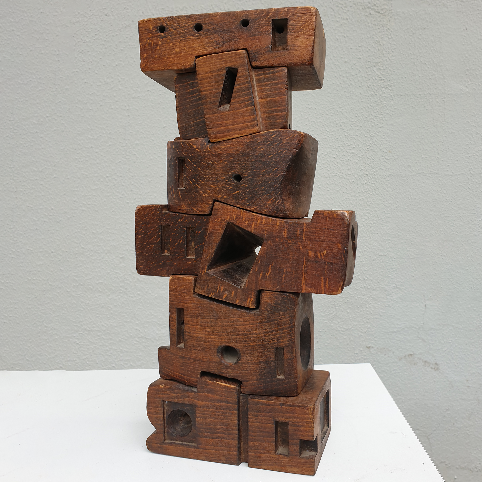 Saloua Raouda Choucair, Composition Material, c. 1963-65, sculpture, 34 x 13 x 7 cm