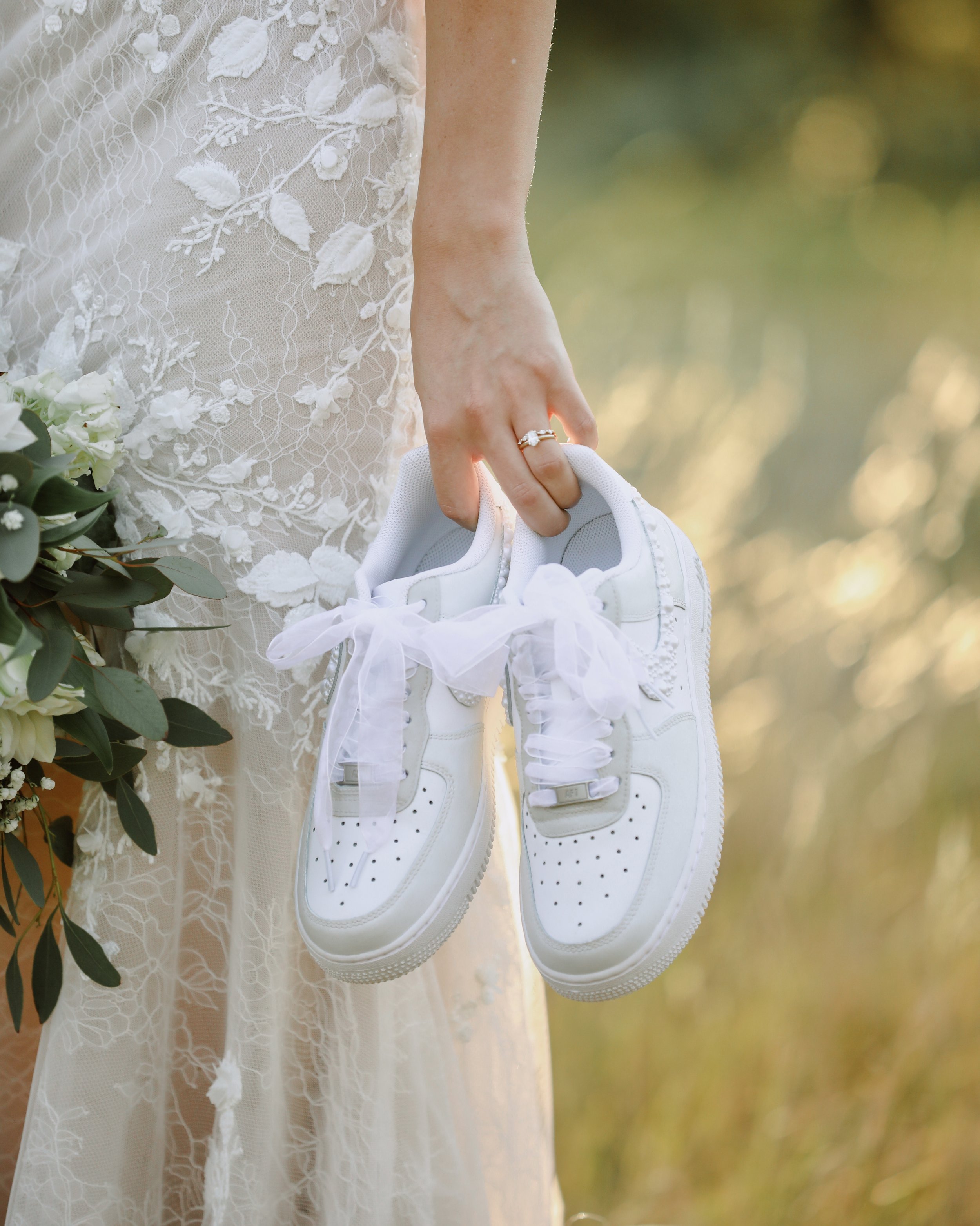Nike Air Force 1 for wedding