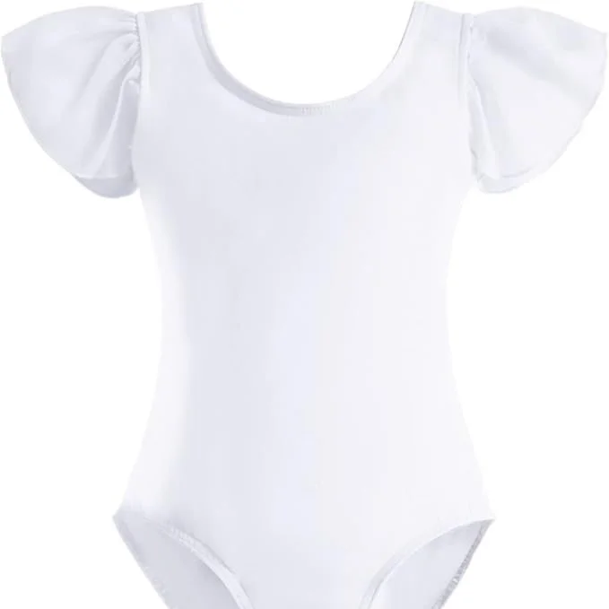 Beginning Ballet Leotard: Select White