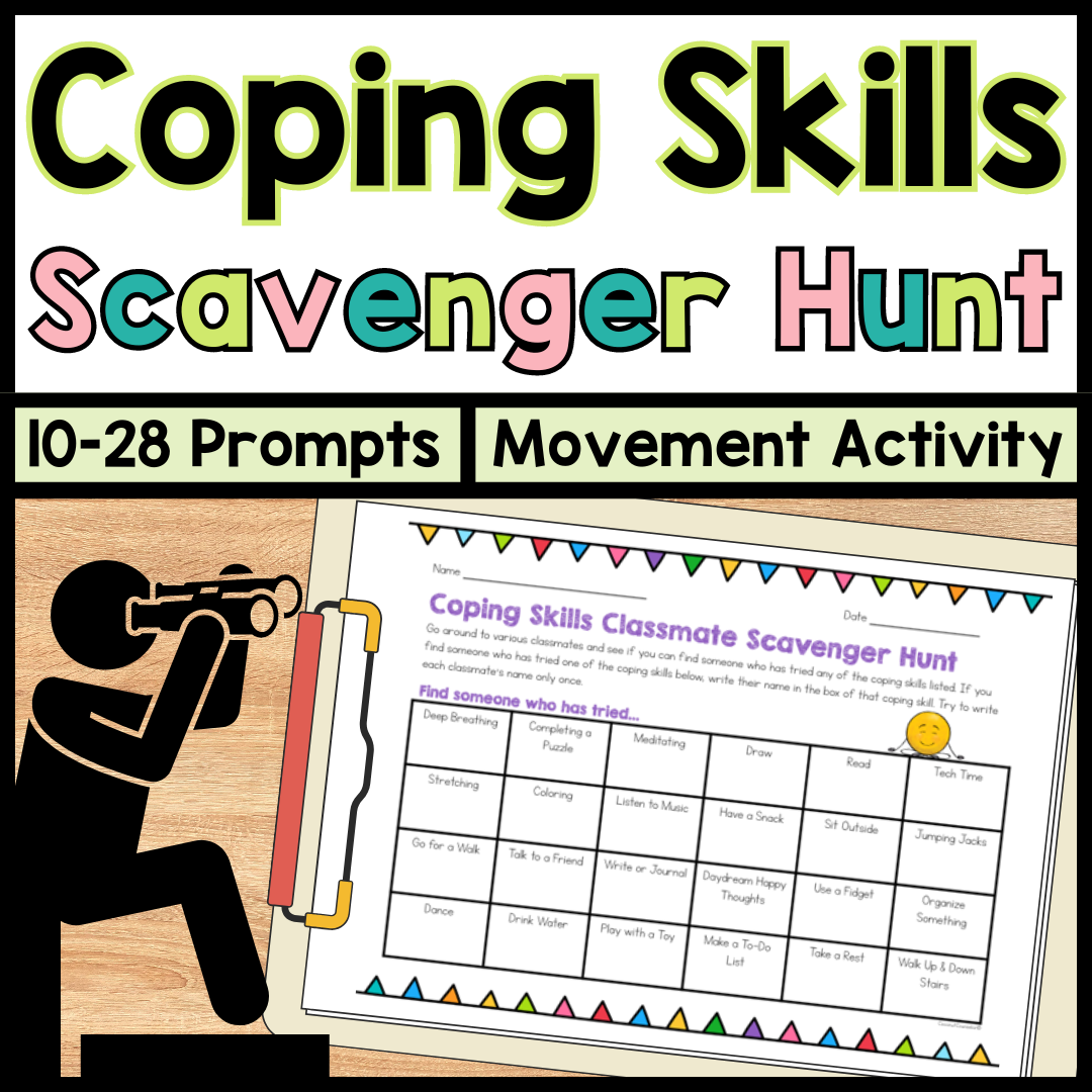 Coping Skills Scavenger Hunt
