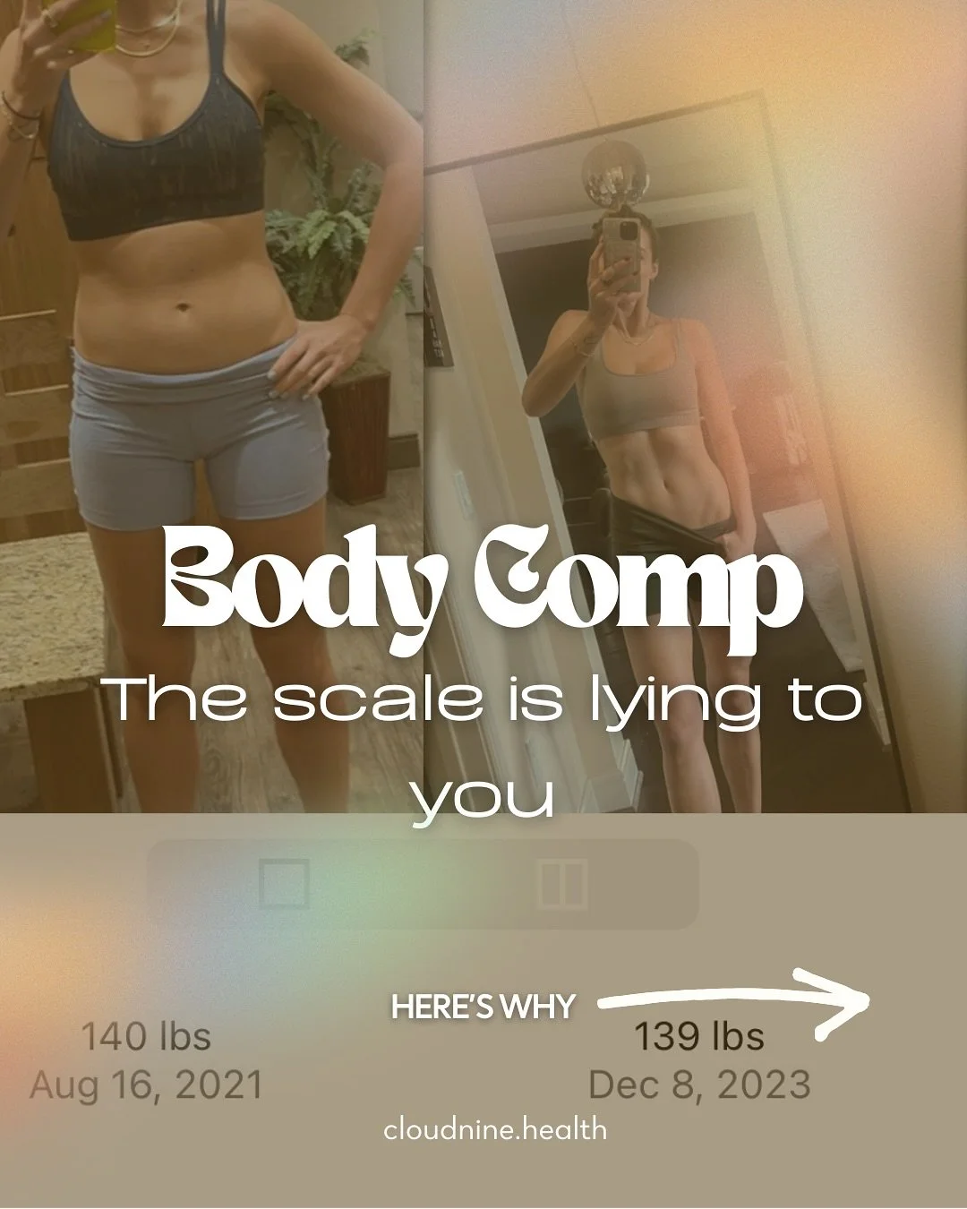 Obsessing over the number on the scale is probably keeping you stuck. TBH, scales suck. I don't even like the InBody machines or at home 'body fat' scans because they are just wildly inaccurate. 😣 (sry its true & most likely your body fat is hig