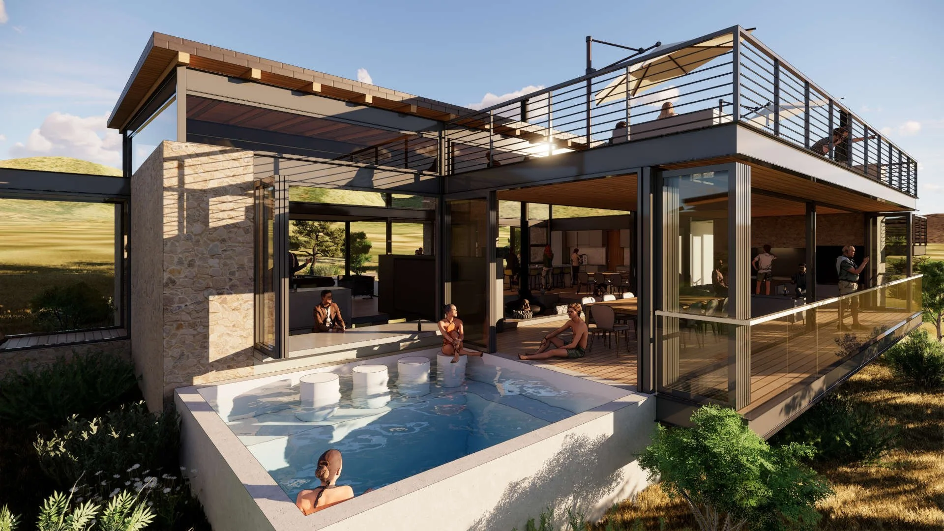 Pool & Bar