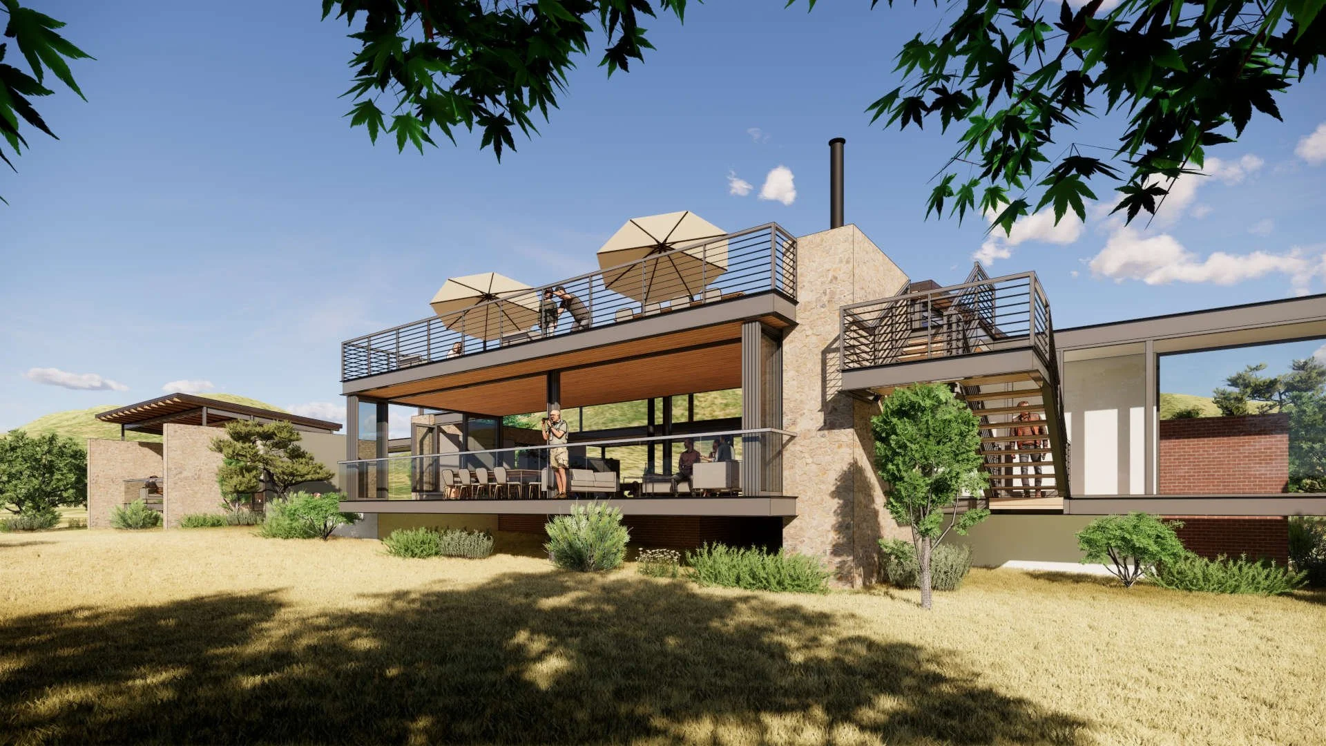 Patio & Roof Deck
