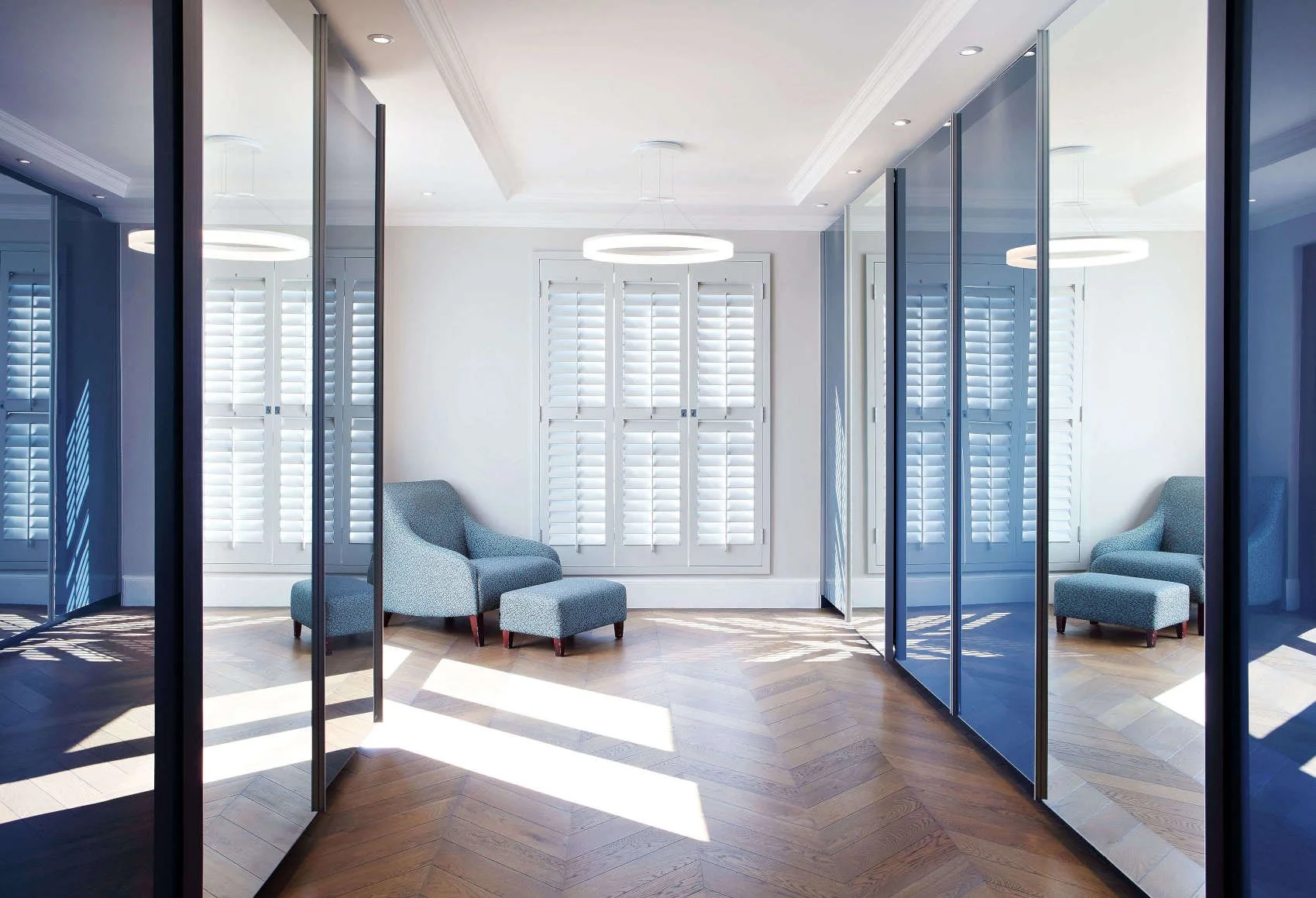 Dressing Room for Waterfall Equestrian Estate House