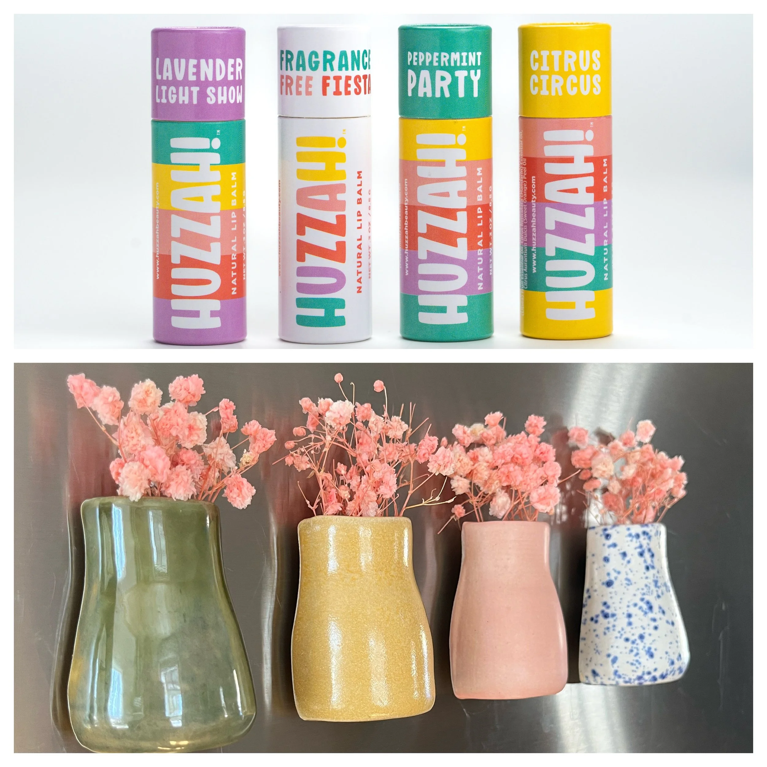 4 Pack Bundle + Mini Refrigerator Vase