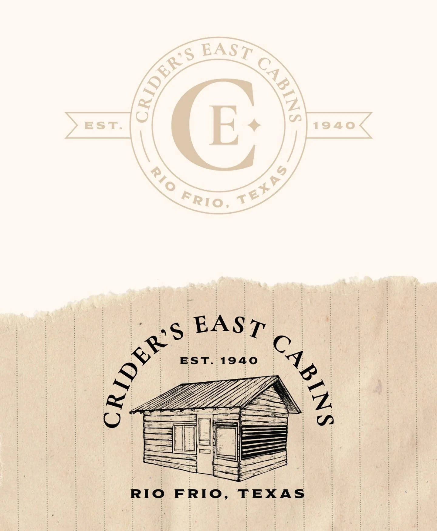 Absolutely in love with the brand design for @criderseastcabins 

I created everything from the vintage cabin illustration to the social media cover images and stamps and icons! Such a great project, I know this branding is timeless and will live on 