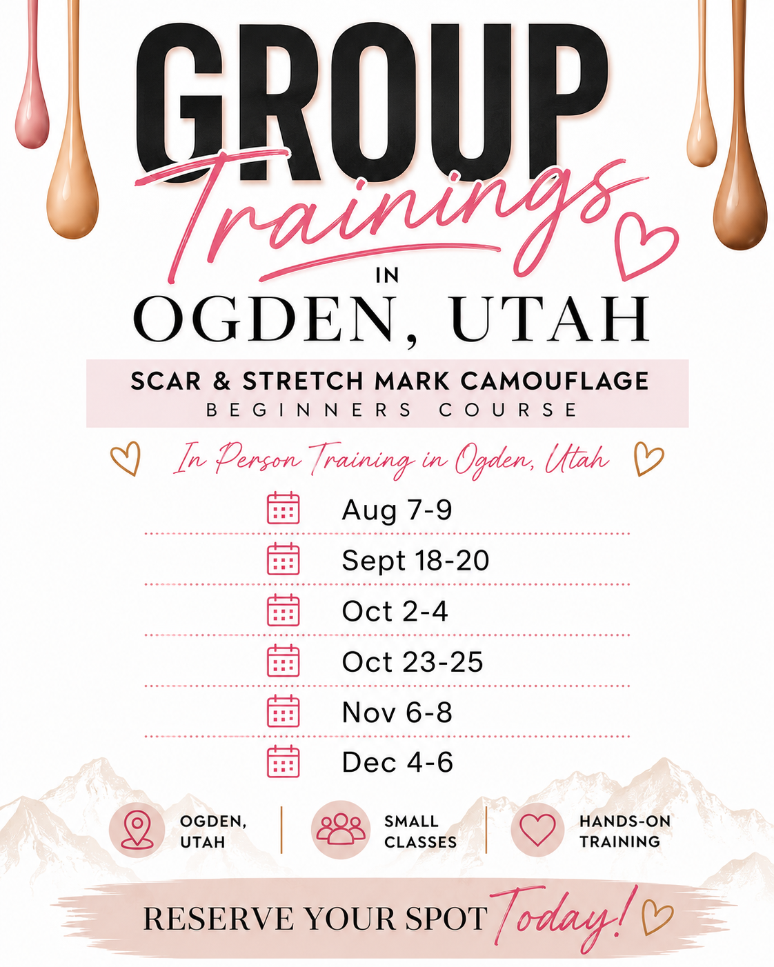 paramedical tattoo training dates