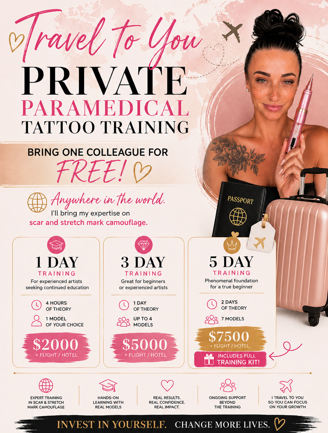 best paramedical tattoo training travel prices