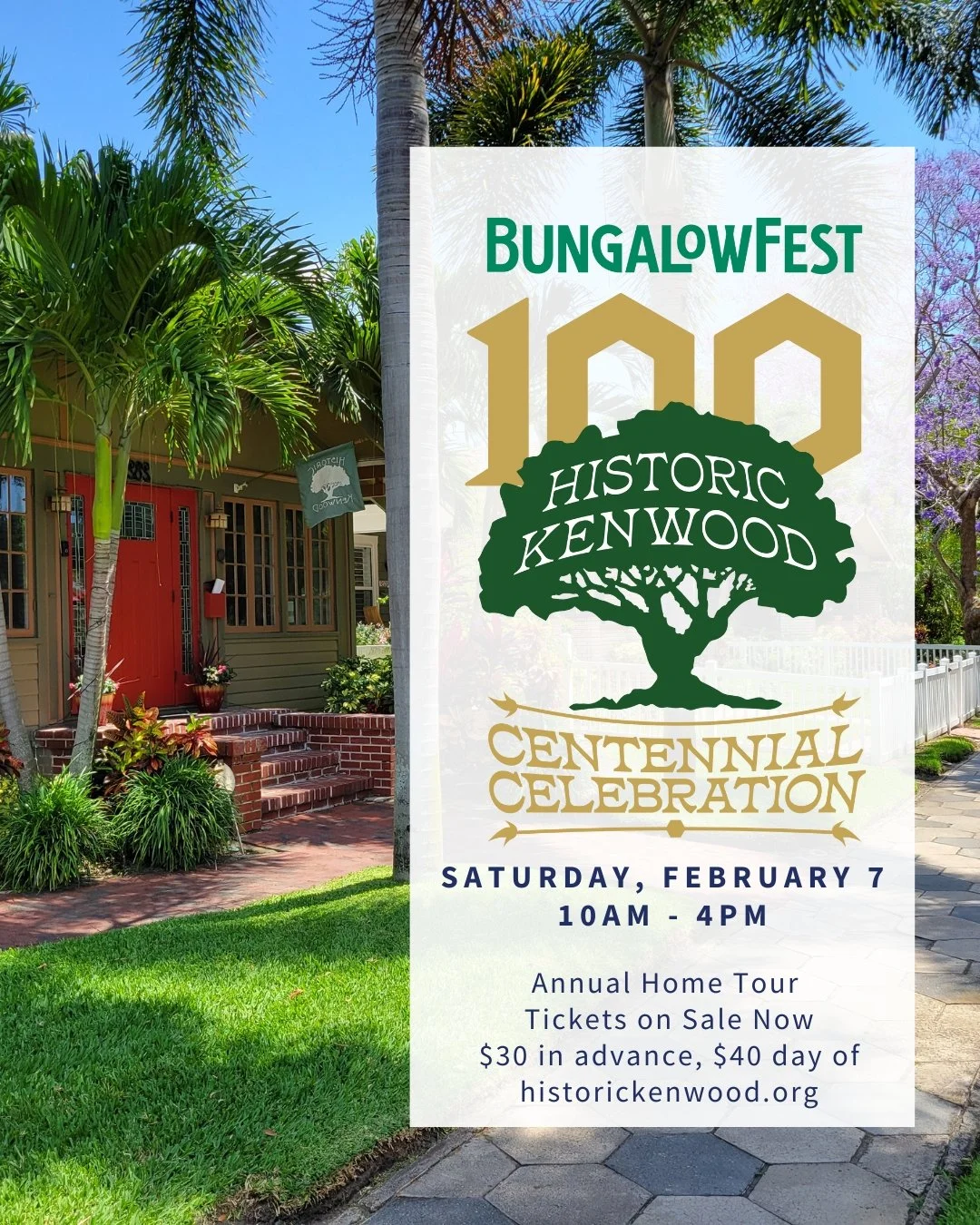 We're celebrating ALL THINGS 100 this BungalowFest! Including: SPHS Turning 100! 💛

St. Pete High was built in 1926 and added to the National Register of Historic Places in 1984. It was designed by nationally recognized architect William B. Ittner, 