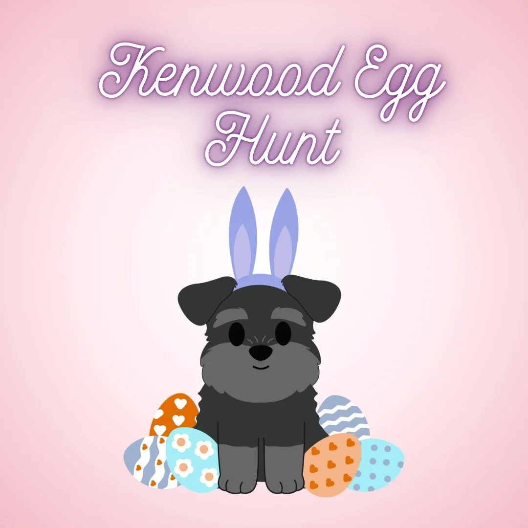 The Egg Hunt Is This Saturday! 

Kenwood Kids is hosting our Annual Egg Hunt at Seminole Park. All ages are welcome, and there will be hunting zones for 0-2 years, 3-4 years, and 5+. 

This year features extra fun treats for kids to discover thanks t