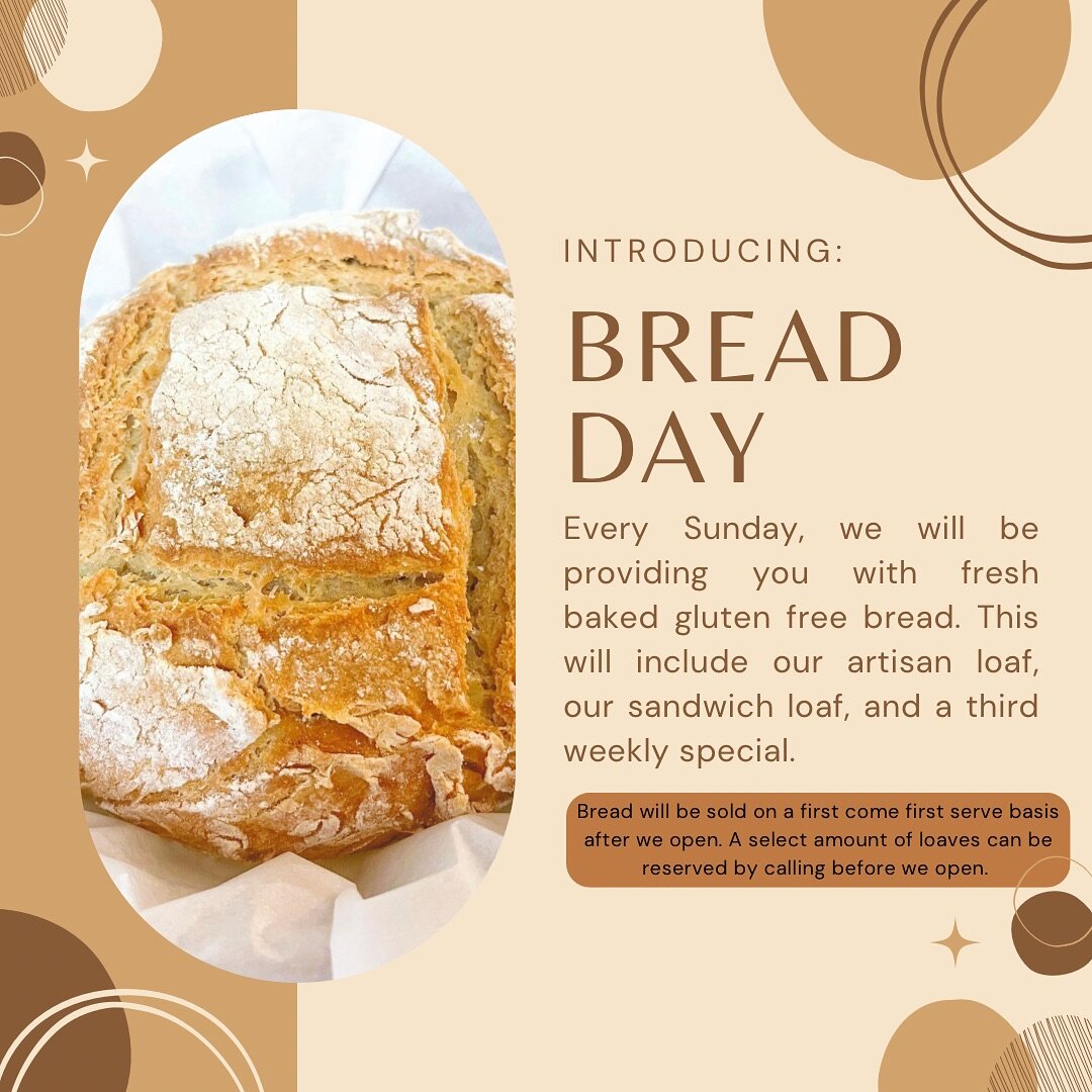 Due to popular demand we have decided to institute Bread Day! 
.
The bread has become a very time consuming process to keep up with, and we have not been able to produce enough every day in addition to our normal pastry to satisfy demand. 
.
In order