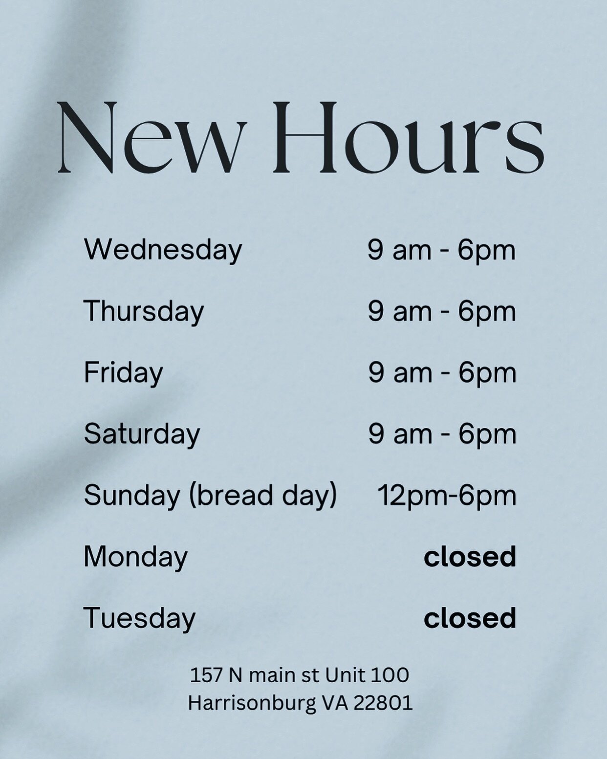 We have some new hours coming your way starting in March 6th! These last three months being open have been incredible, and now that we have our feet under us it&rsquo;s time to start expanding our hours! We will now be coming to you a bit earlier, an