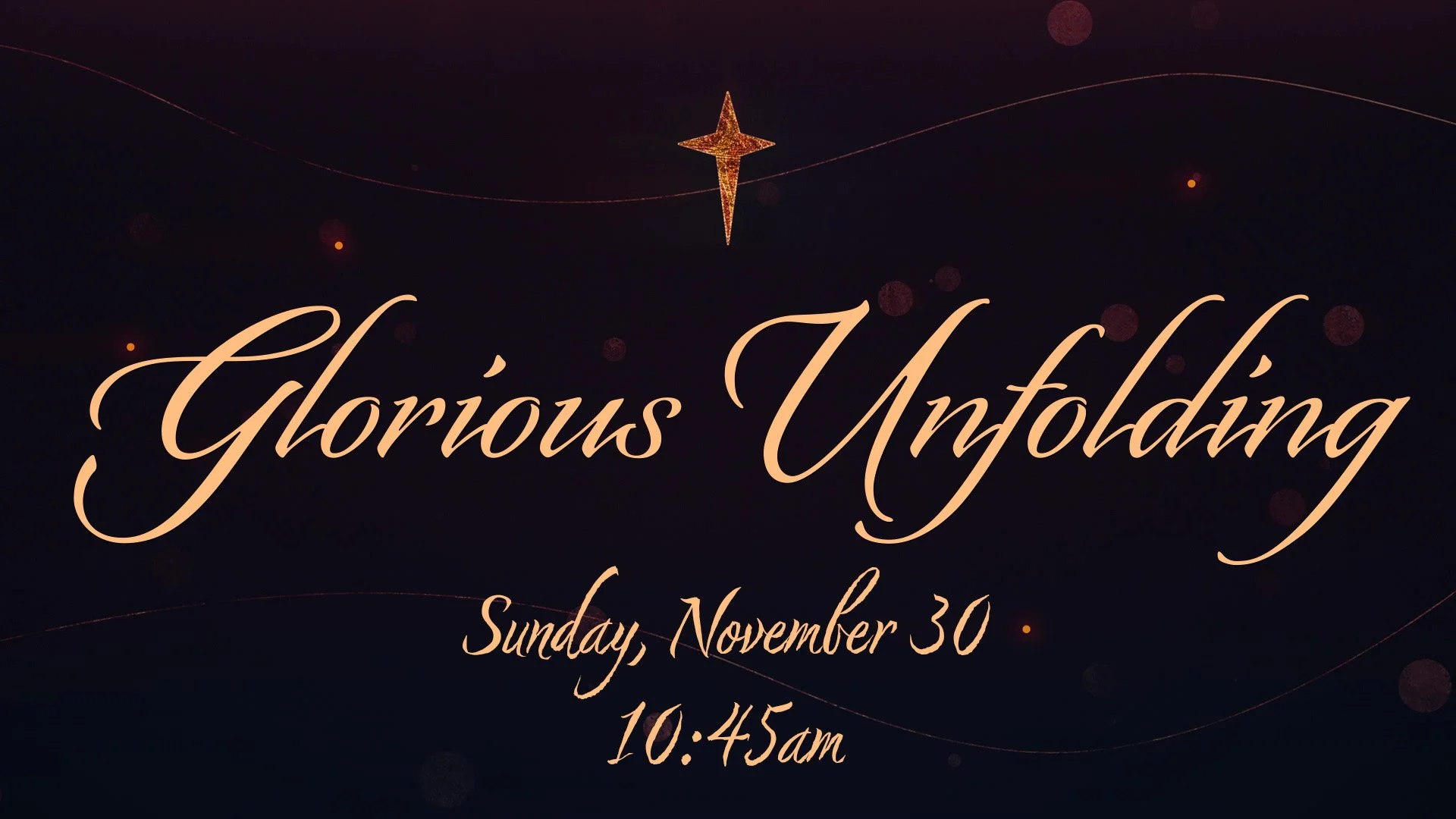 Glorious Unfolding