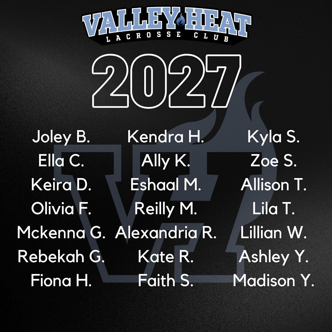 Day 5 Team Appreciation post goes to&hellip;

VH 2027s!

The 2027s made great progress this season and the coaches are grateful to have been there every step of the way. Each player became a stronger person and teammate over the past few weeks. The e