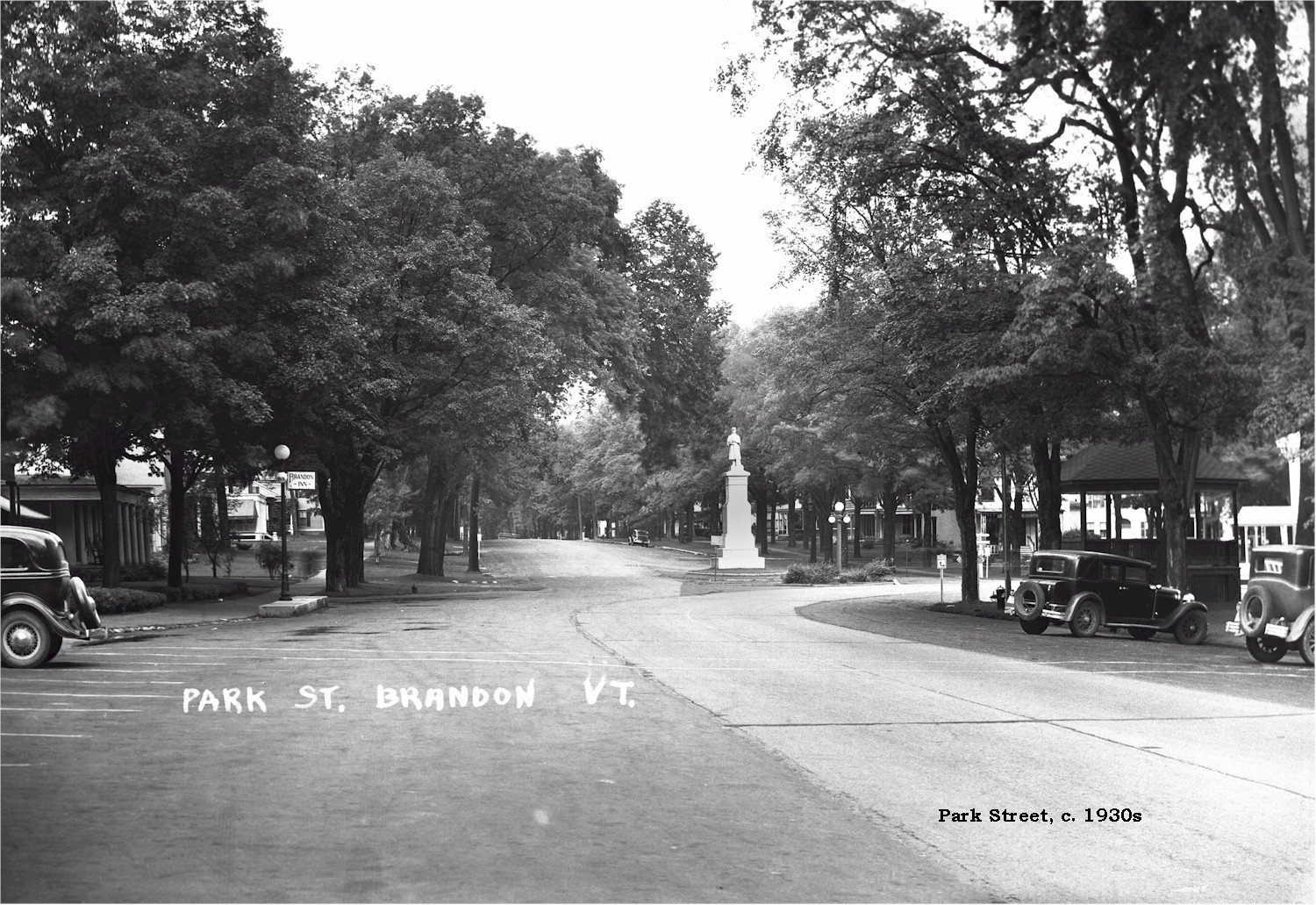 Park St. and monument