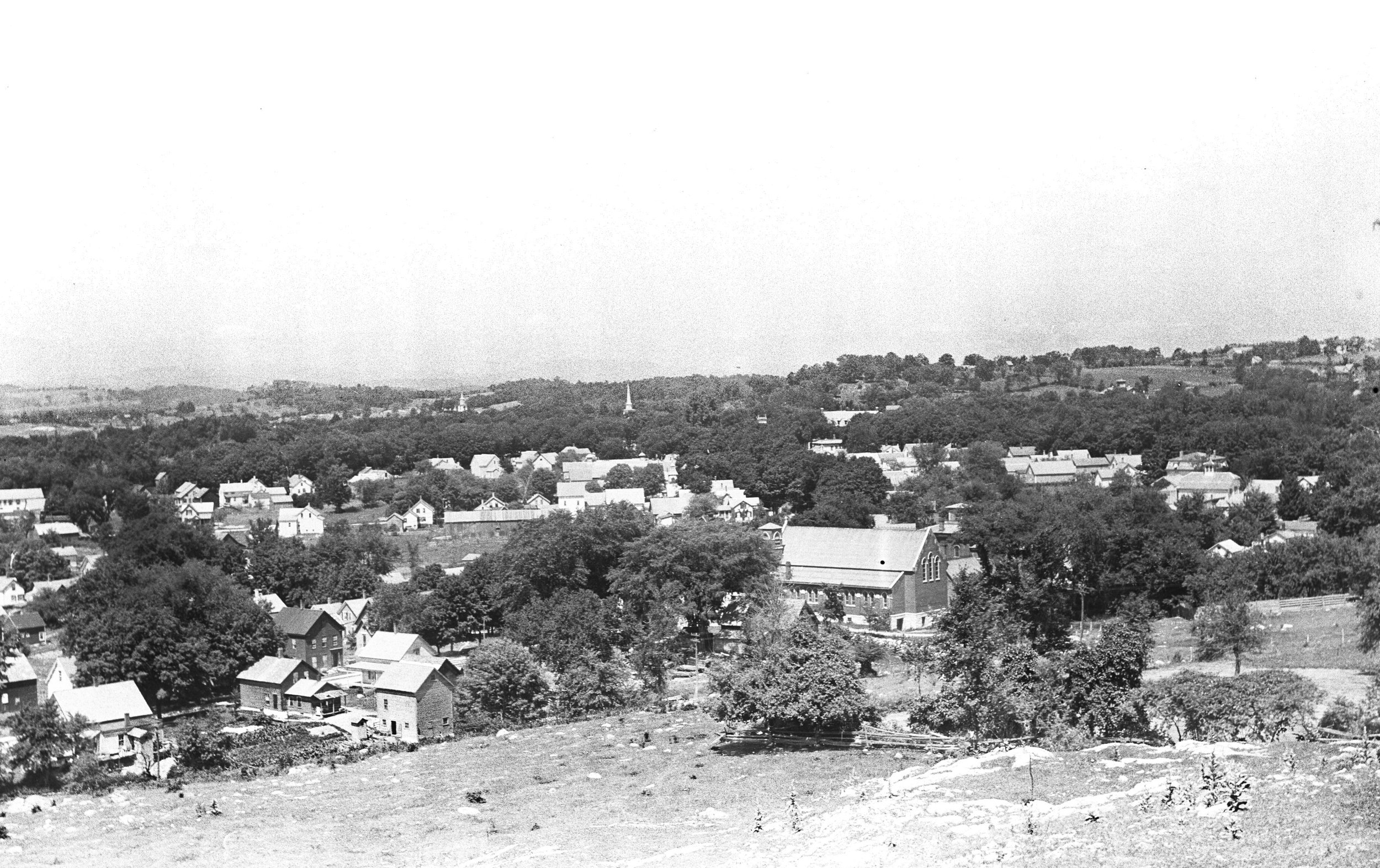View from Franklin St. to Carver St.
