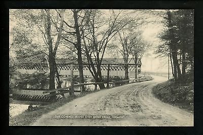 Covered Bridge over Otter Creek location unknown
