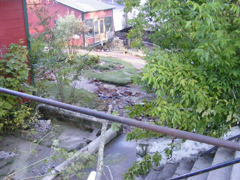 Kennedy Park washed away Storm Irene 2011