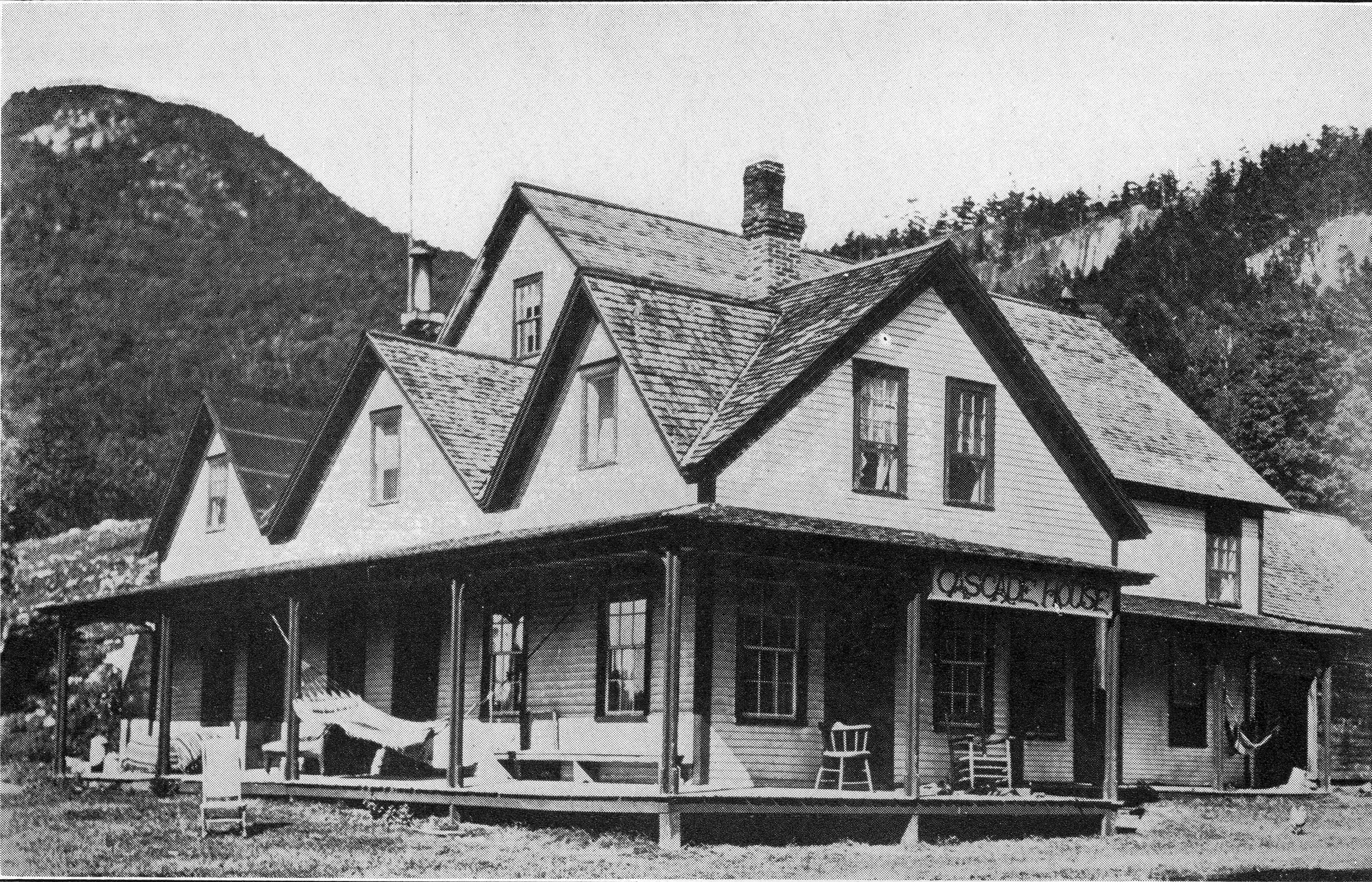 Cascade House at Lake Dunmore. Currently Branbury State Park