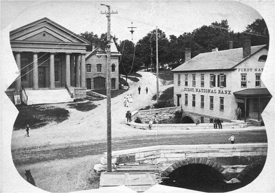 Town Hall and First National Bank
