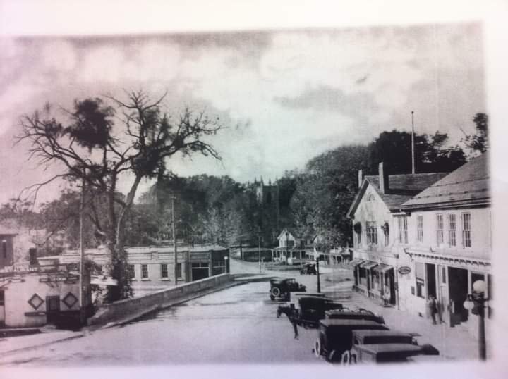 1920's Center St. with bank