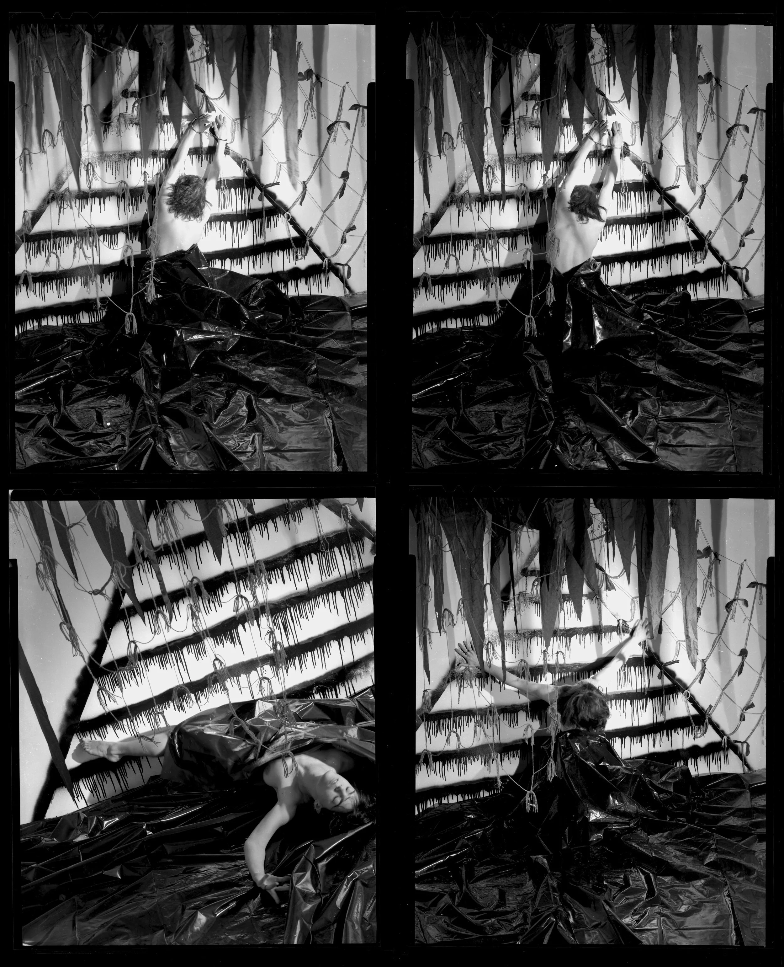 Untitled B&W 4x5" Contact Sheet (1981)