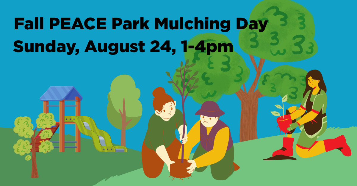 Fall PEACE Park Mulching Day 1