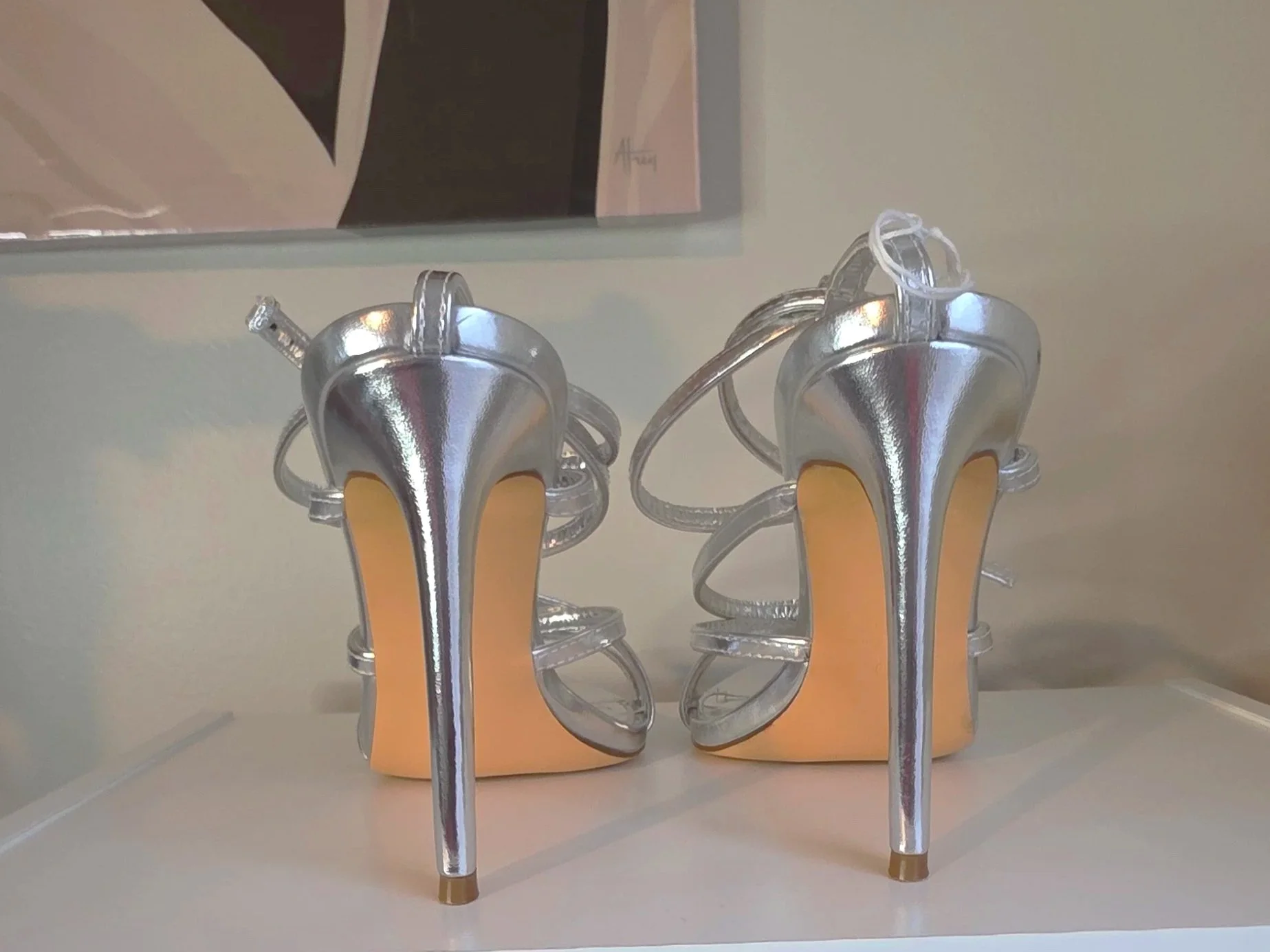 SilverStrappyHeel