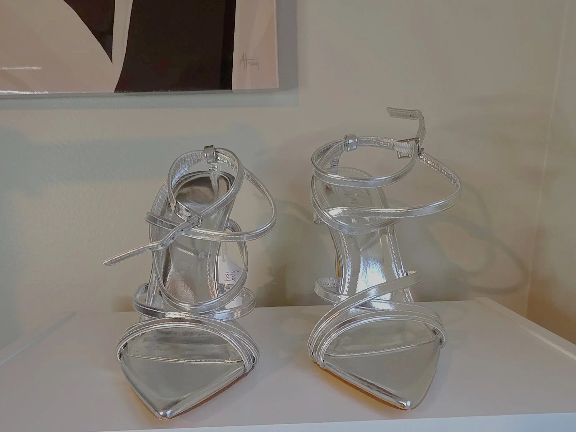 SilverStrappyHeel