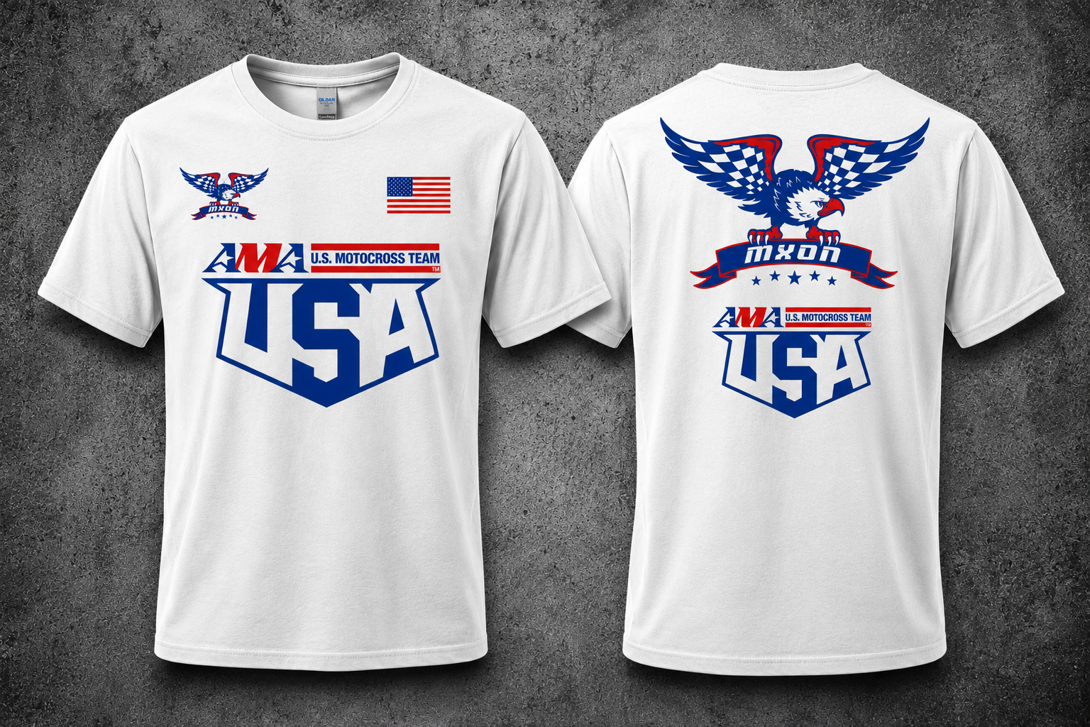Team USA - Eagle T-Shirt - WHITE