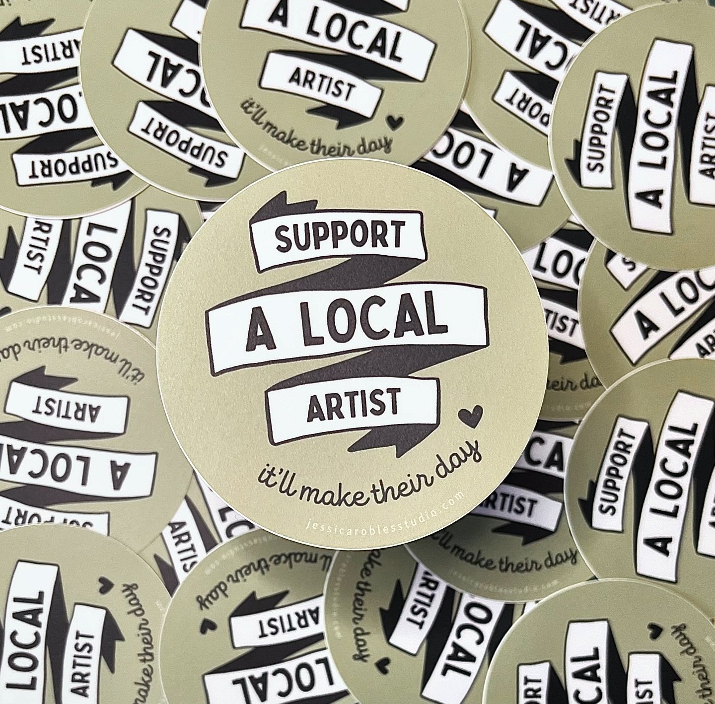 Are you ready to support some local artists this weekend? Prove it with this sticker! 

Find me (and this sticker) at booth # 236 at #tastethearts2024 this Saturday from 10am-5pm in downtown Visalia! 
.
.
.
#jessicaroblesstudio #tastethearts #visalia