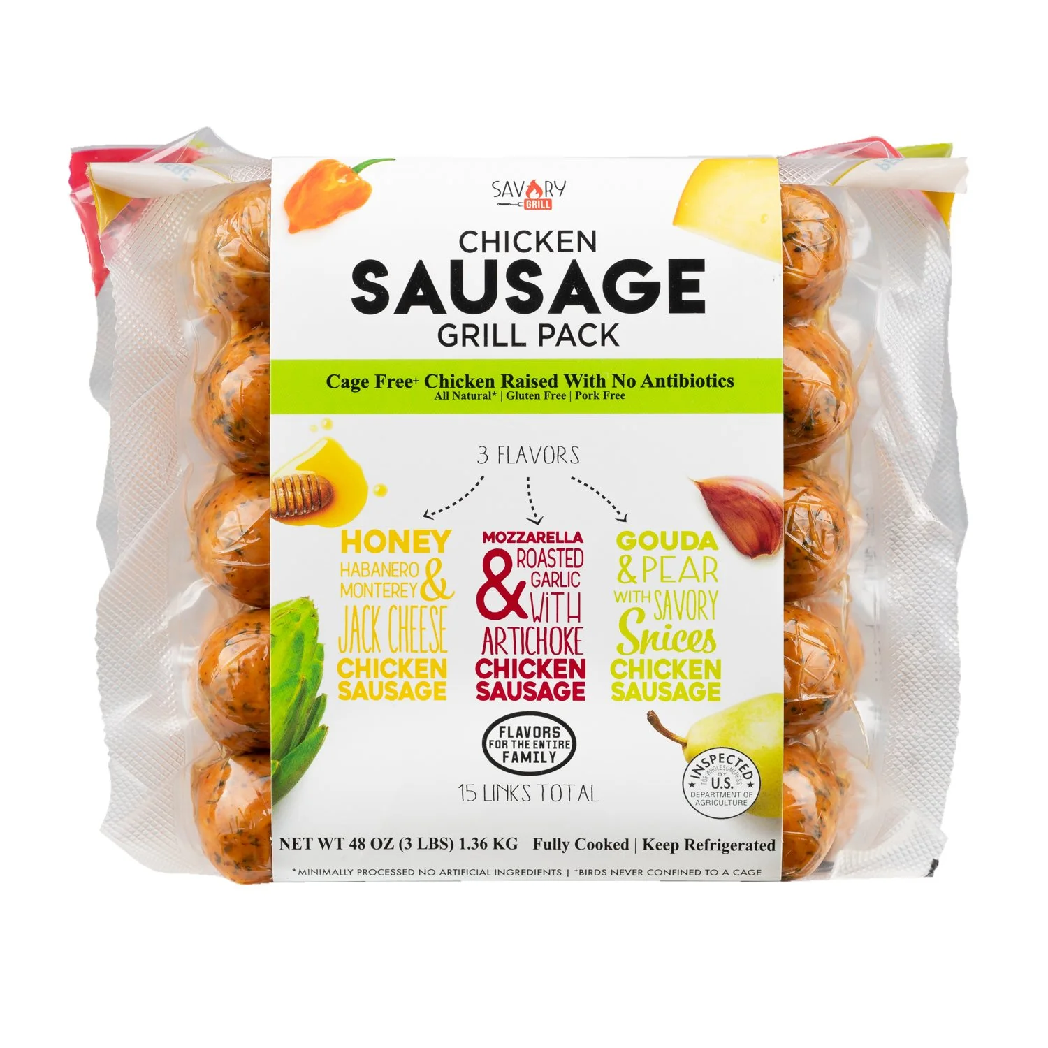 Savory Grill Sausage Variety Pack