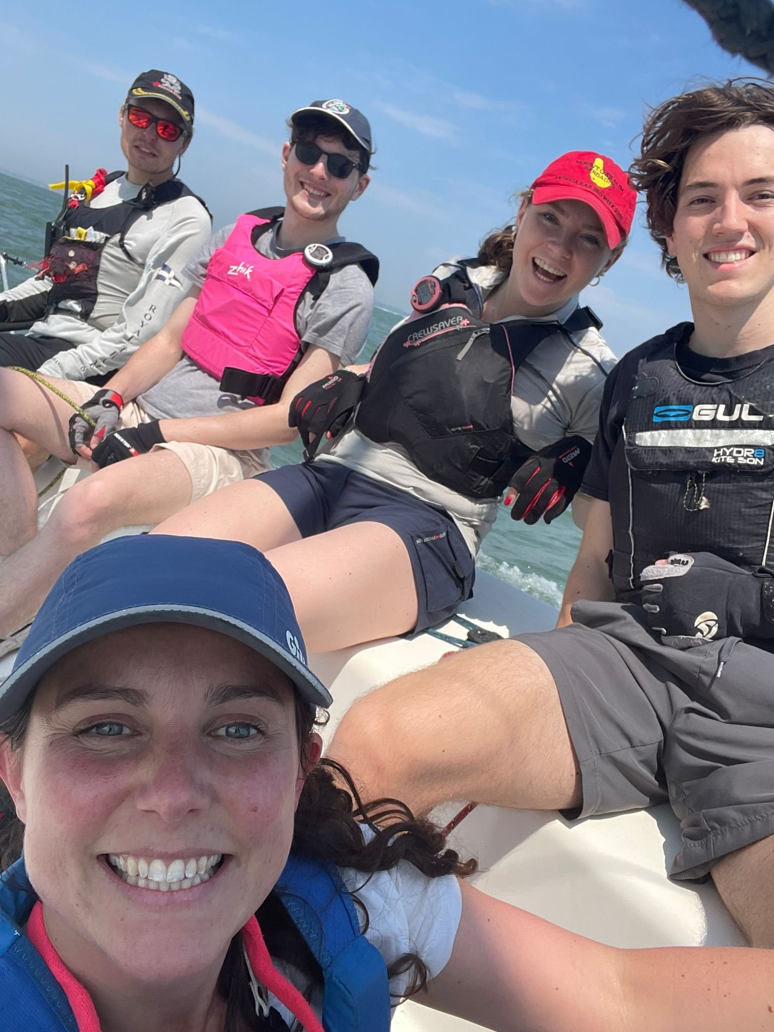 Sailing J70s in the Solent with RTYC