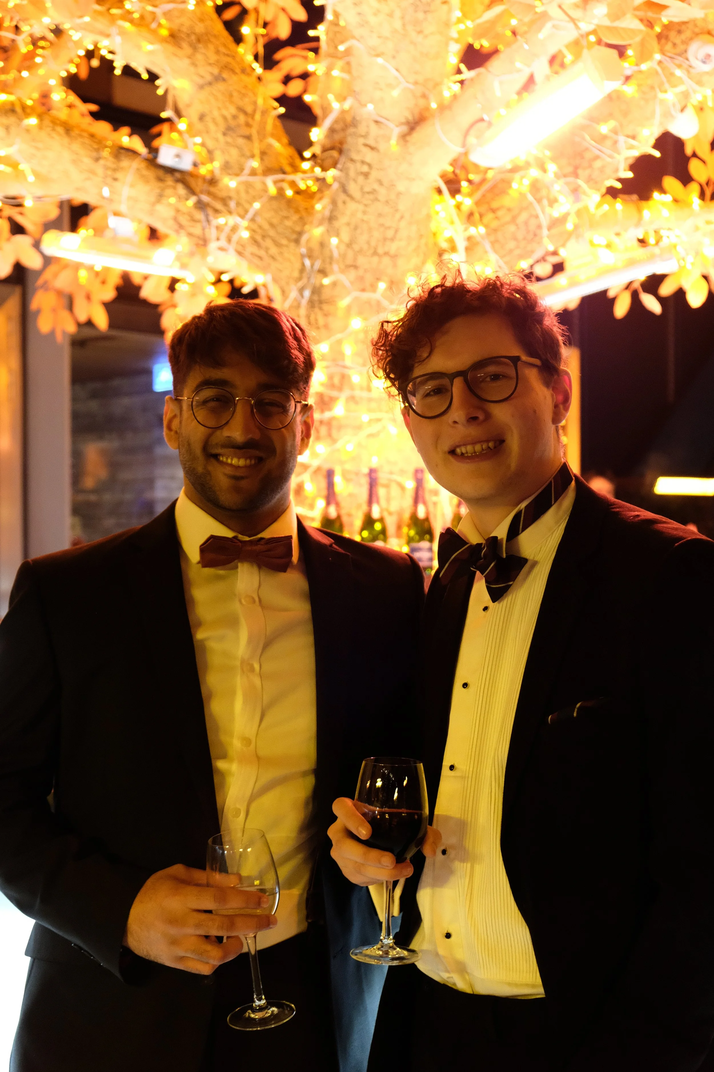 The EESoc President and I at the department's annual blacktie bar night which we successfully organised.