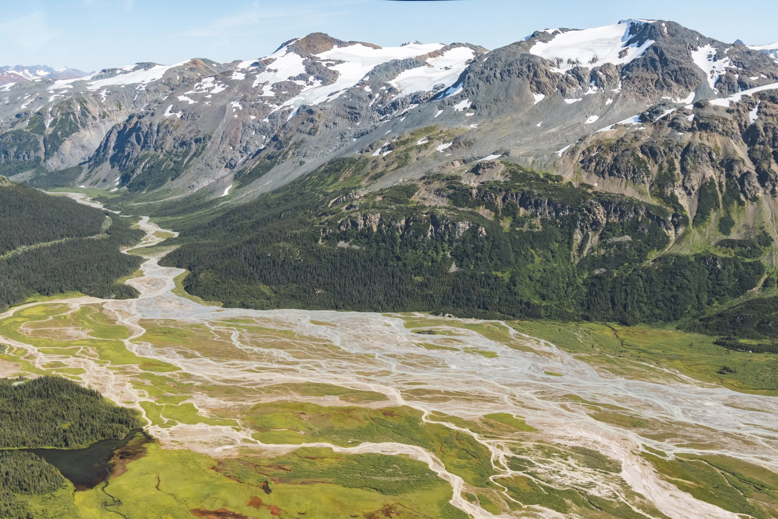 Aerial of the Stikine River
