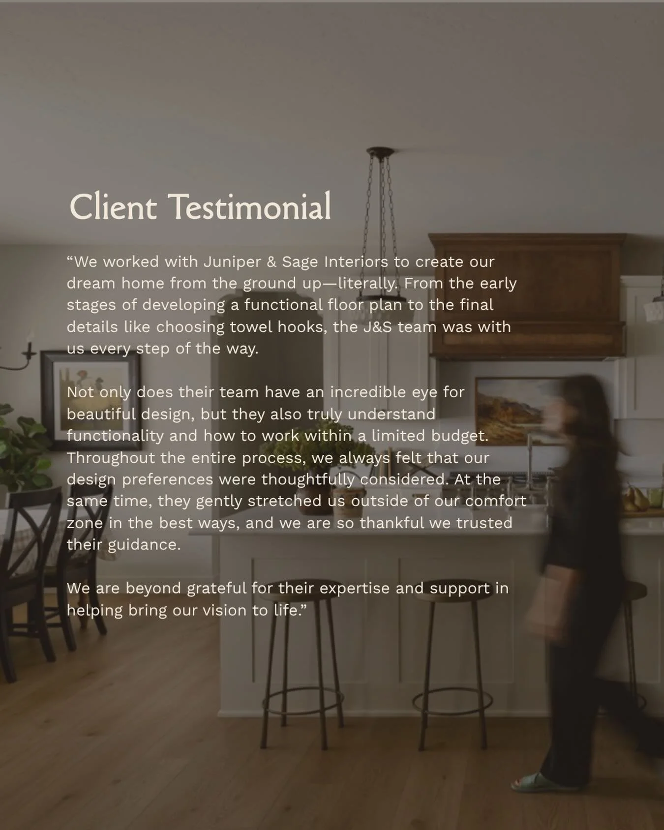 The projects that stay with us the longest are always the ones built on trust.

When clients give us the freedom to interpret their vision and bring it to life, that&rsquo;s when the magic happens. We&rsquo;re grateful for every family that allows us