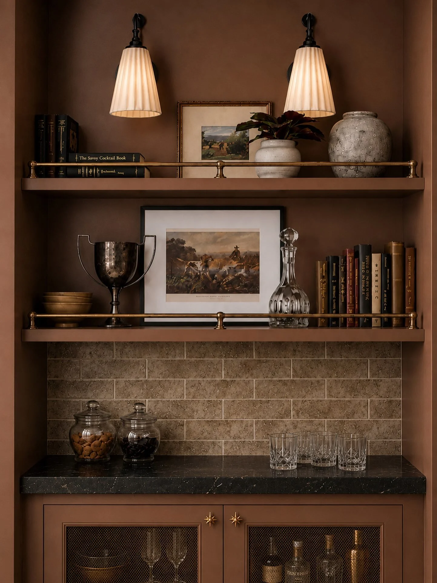 Designed to feel collected, not curated. Cozy, layered, and ready for good conversations. 🥂 #juniperandsagedesign #interiordesign #homedesign #designbuild #interiorrendering