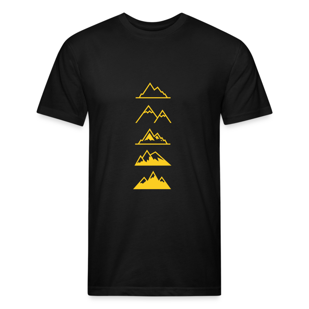 トップス TORNADO MART mountain range Design shirt Grand Teton Retro Lines Shirt