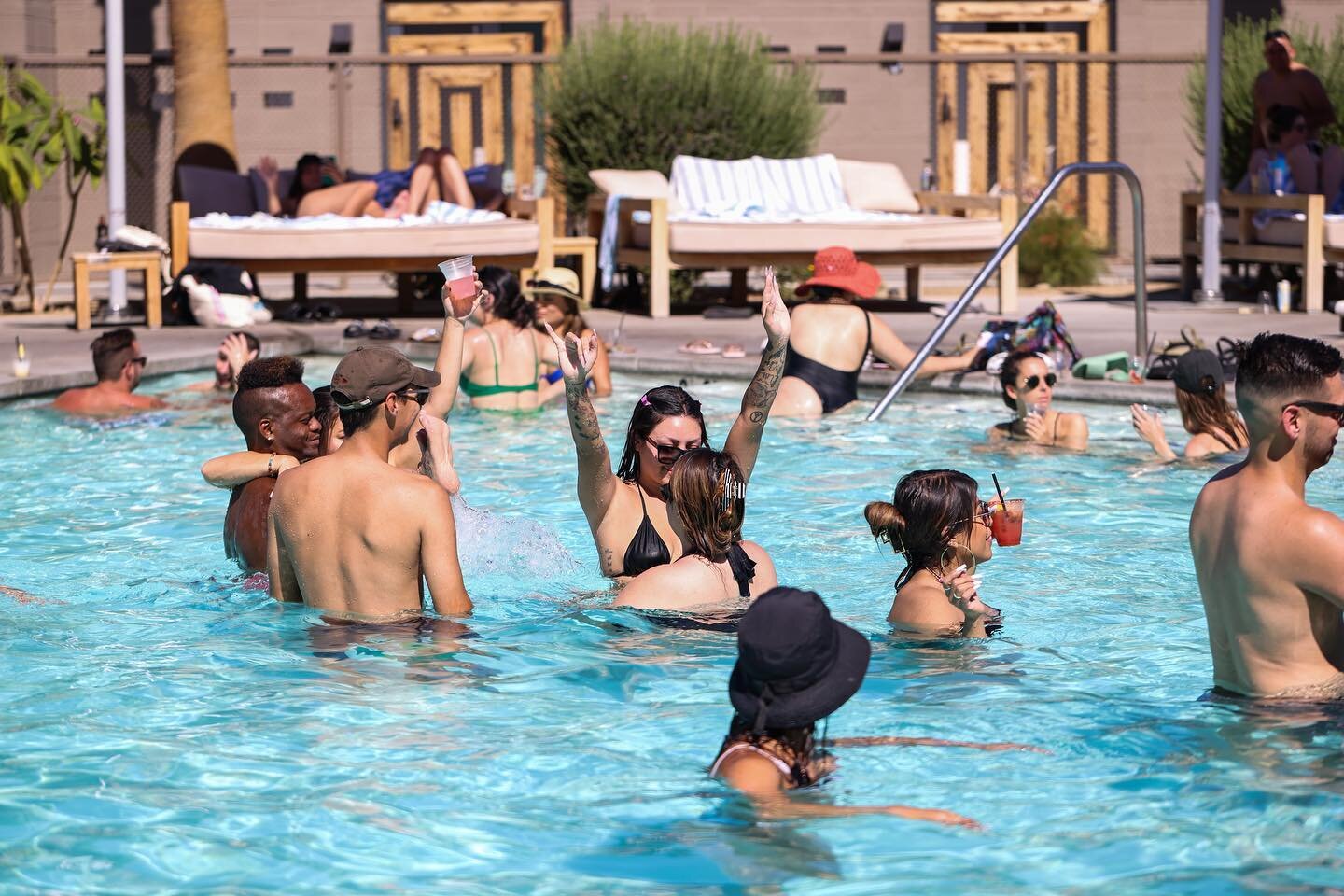 Three more days until the first @alfalpha @vpalmsprings pool party of the season! You won&rsquo;t want to miss this event, trust me. Great music, drinks, food and sunshine in the perfect desert getaway. Bring some shades, swimwear and dance moves thi