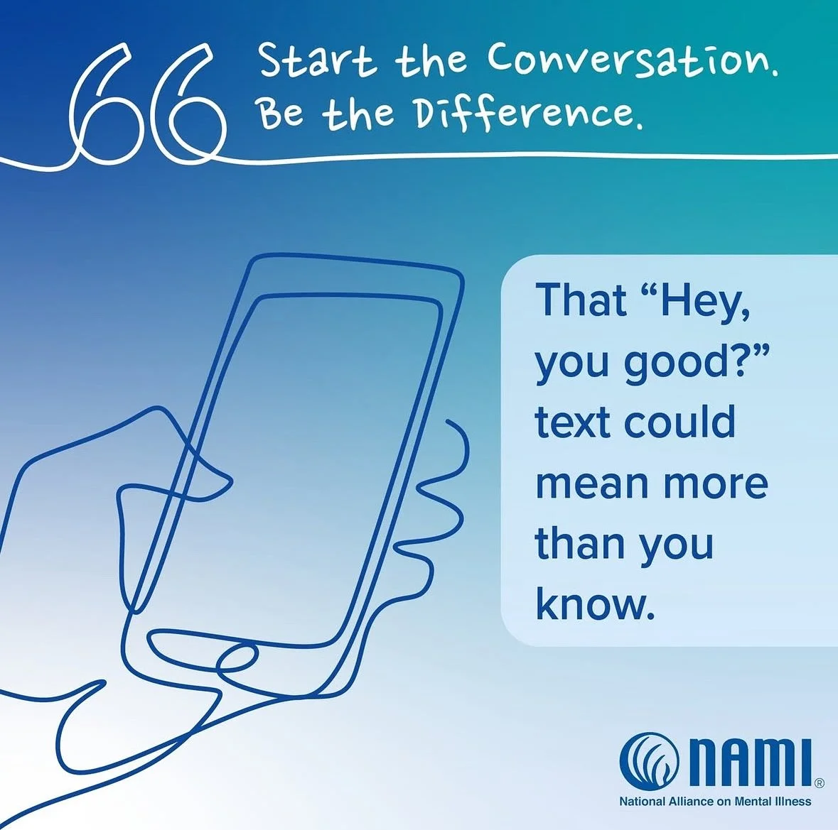 Each September, NAMI recognizes Suicide Prevention Month as a time to raise awareness, spread hope, and spark meaningful action around one of the most urgent mental health issues of our time.
 
Our goal is to ensure that individuals, friends, and fam
